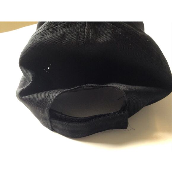 Stihl Timbersports Charcoal and Black Fabric Hat Cap w Orange Details - Picture 3 of 4